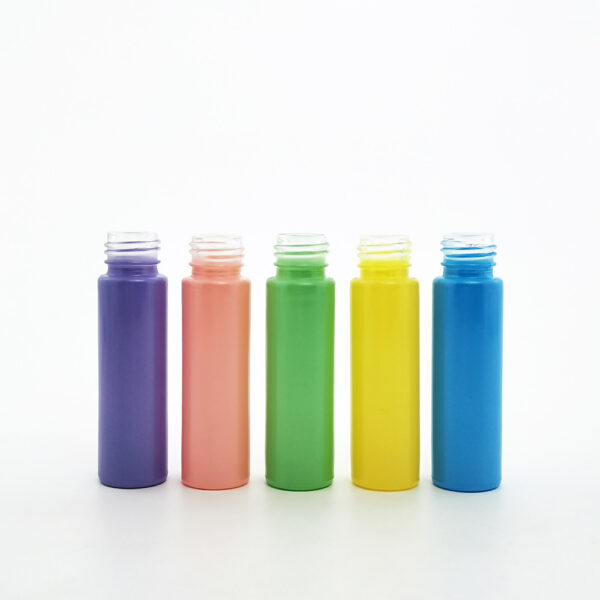 colorful 10ml glass roll on bottle