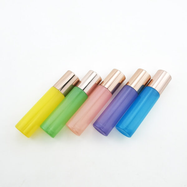 colorful 10ml glass roll on bottle