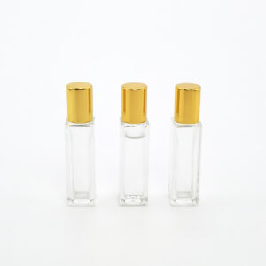 square 8ml glass roll on bottle