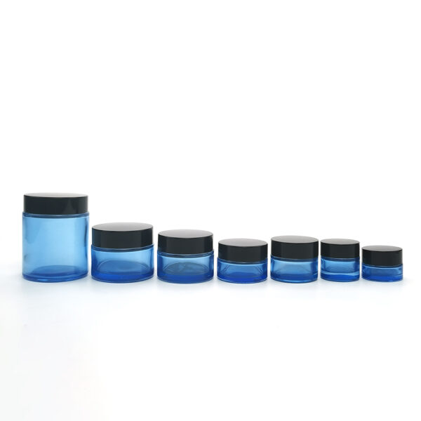 glass cosmetic jar 5g 10g 15g 20g 30g 50g 60g 100g