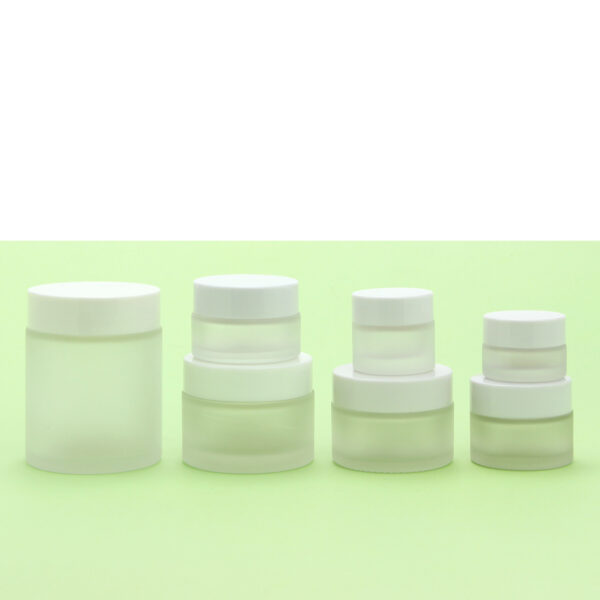 glass cosmetic jar 5g 10g 15g 20g 30g 50g 60g 100g